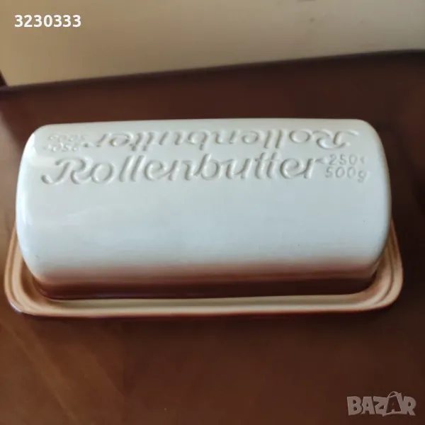 Порцеланов съд за масло, снимка 1