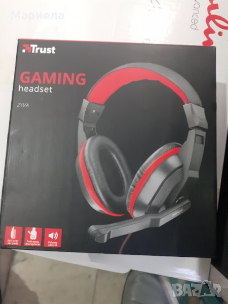 Гейминг Слушалки c Микрофон Trust Ziva Gaming Headset, снимка 1