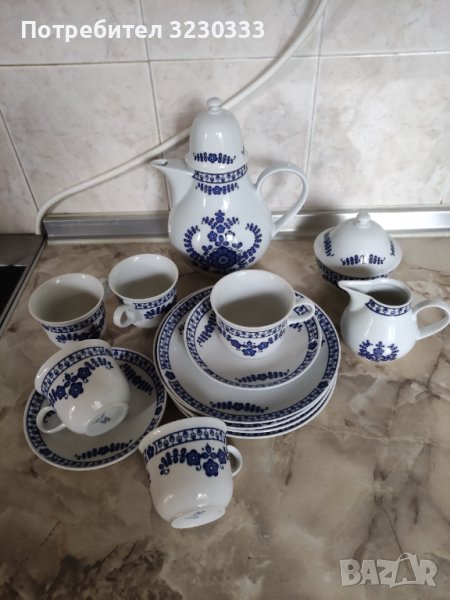 Порцеланов сервиз за чай, снимка 1