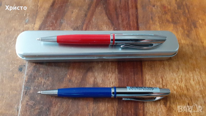 химикалка Пеликан Джаз в метална кутия, Peliкan Jazz Classic K35, цвят фуксия и други, снимка 1