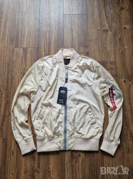 Страхотно мъжко тънко пролетно яке ALPHA INDUSTRIES, размер М, ново , снимка 1