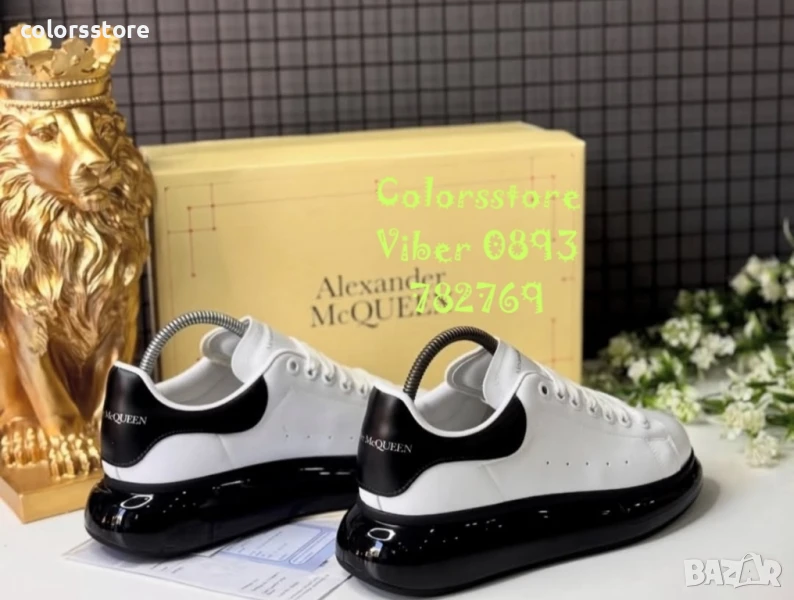 Мъжки бели кецове Alexander McQueen/BR47t, снимка 1