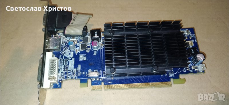 Продавам видео карта AMD Sapphire HD4350 512MB DDR2 64bit VGA DVI HDMI LP PCI-E, снимка 1