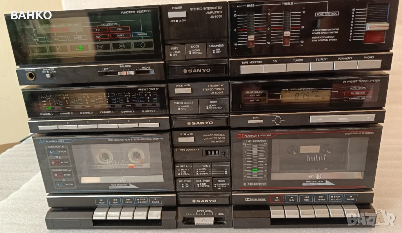 Аудио уредба мултикомпонент SANYO Japan, снимка 1