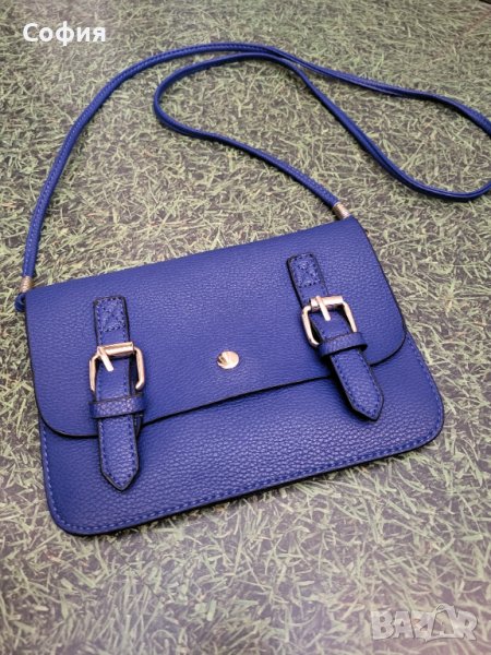 Синя маркова чанта , снимка 1