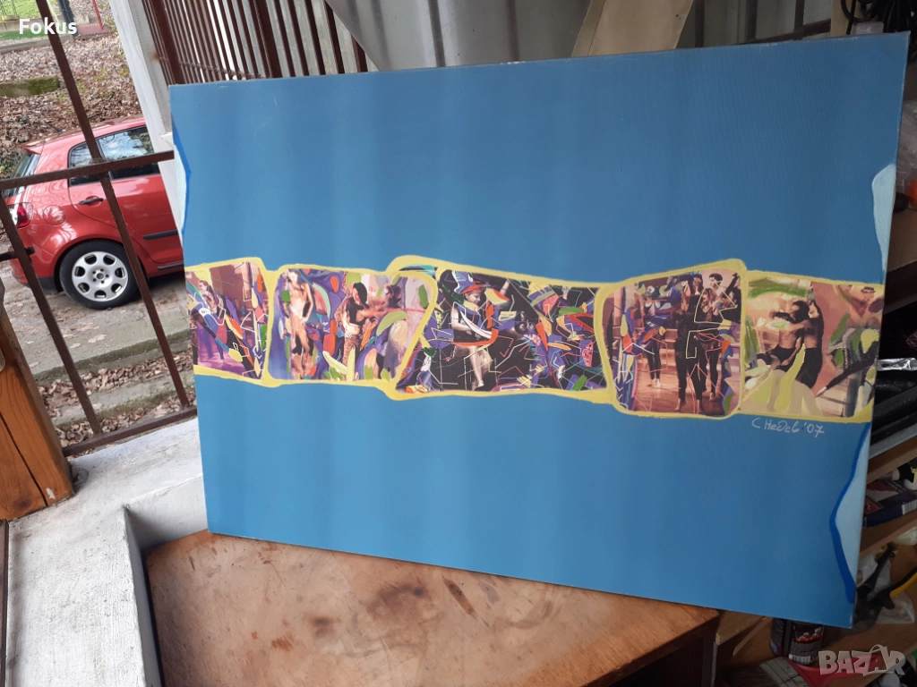 Картина масло на платно художник Светлозар Недев Ст.Загора, снимка 1