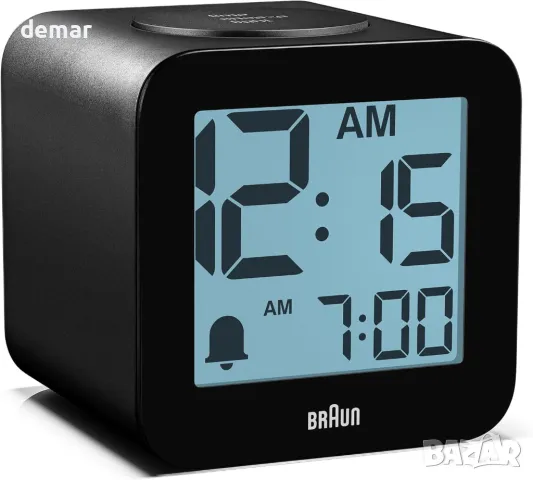 Цифров говорещ будилник Braun с дрямка, позитивен LCD дисплей, BC25BP, снимка 9 - Други стоки за дома - 47862504