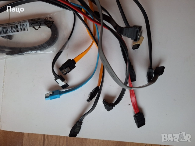 Кабели Sata за харддиск 3,5" или 2,5" sata интерфейс НАД 10 БРОЯ, снимка 10 - Кабели и адаптери - 52897619