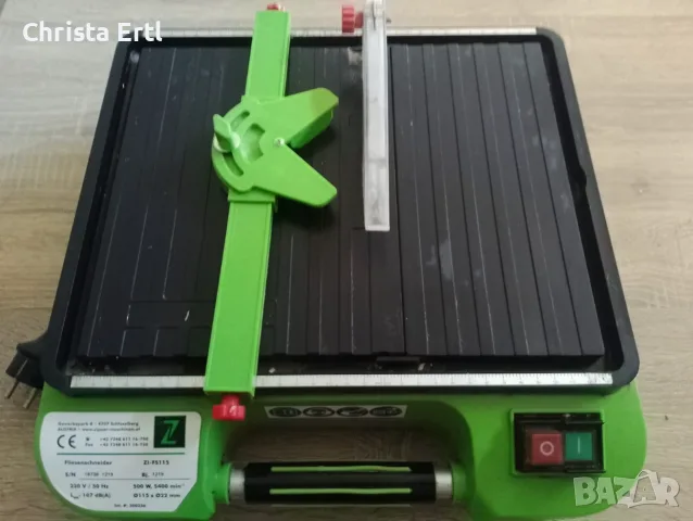 Zipper ZI-FS115 Електрическа машина за рязане на плочки 500W (Като нова)