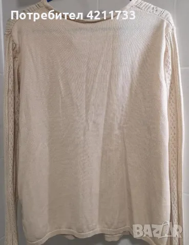 100 % памук качествена дизайнерска блуза M НОВА, снимка 2 - Блузи с дълъг ръкав и пуловери - 49689547