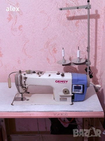 Индустриална шевна машина-GEMSY, снимка 3 - Други машини и части - 53850578