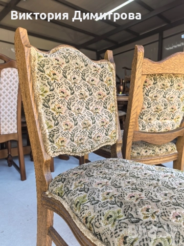 Комплект от 3 трапезни стола , снимка 5 - Столове - 51628809