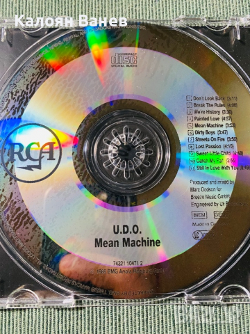 U.D.O.Michael Schenker, снимка 13 - CD дискове - 36162554