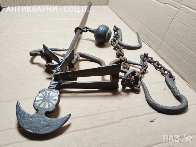 Голям Стар Кован Български Кантар. / НОМЕР 1583., снимка 6 - Антикварни и старинни предмети - 53669659