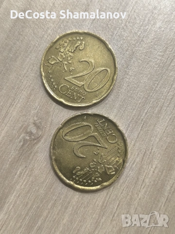 Италиански монети 2002г , снимка 2 - Нумизматика и бонистика - 53296193