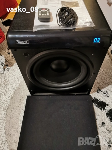 Velodyne CHT-12Q суббас, субуфер, снимка 10 - Тонколони - 52598695