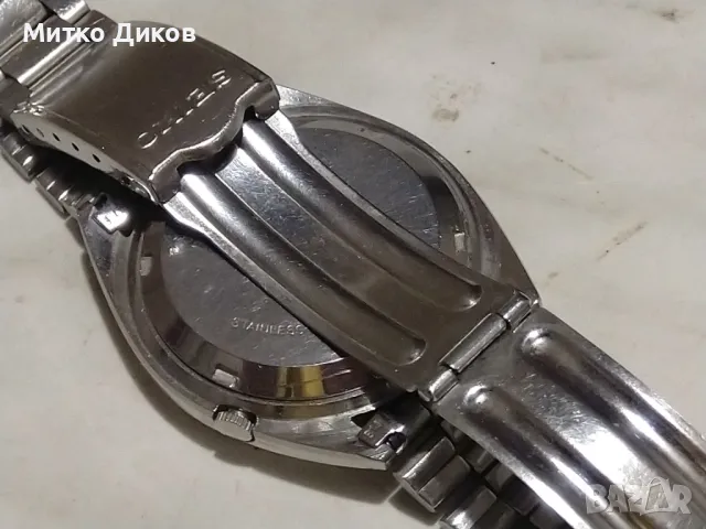 Seiko 5 automatic "851238"N перфектен автоматичен часовник метална ориг.верижка, снимка 8 - Мъжки - 48428867