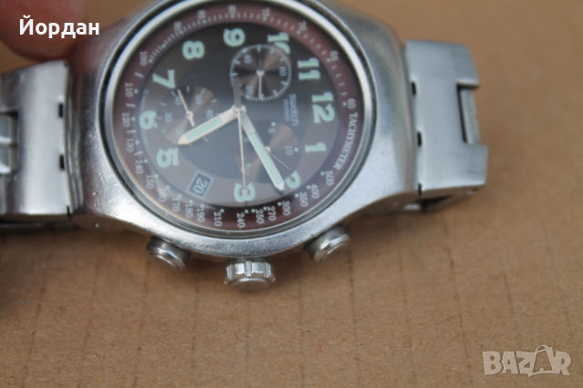 Часовник SWATCH хронограф , снимка 6 - Мъжки - 36190733