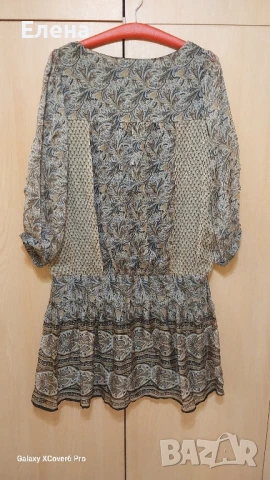 Рокля ZARA.100% коприна. размер L. , снимка 13 - Рокли - 50897903