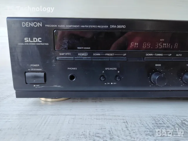 Стерео Ресивър Denon DRA-385RD – RDS, Phono, Made in Germany, снимка 5 - Ресийвъри, усилватели, смесителни пултове - 56047211