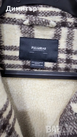 Топло меко яке Pull&Bear , снимка 4 - Якета - 53691231