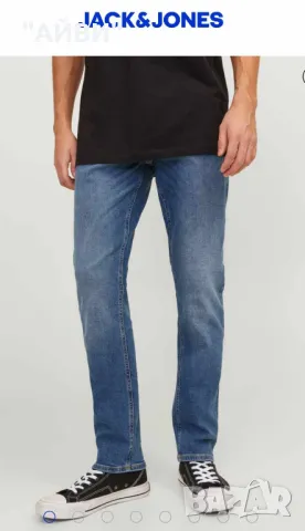 JACK & JONES Мъжки еластични дънки, снимка 2 - Дънки - 48349909