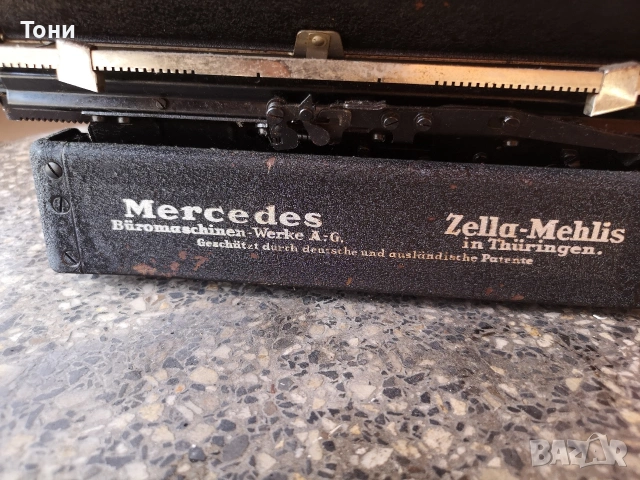 Пишеща машина Mercedes Prima изправна, снимка 2 - Антикварни и старинни предмети - 53835260