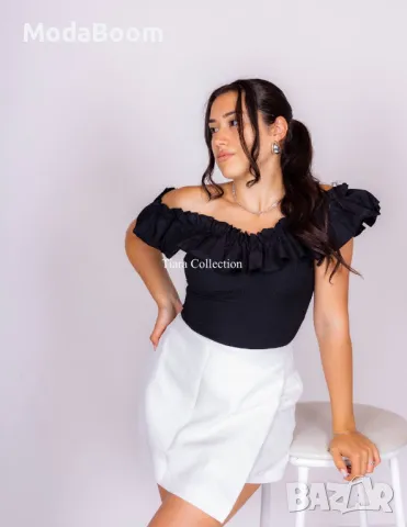 Дамска бяла пола , снимка 3 - Поли - 48077139