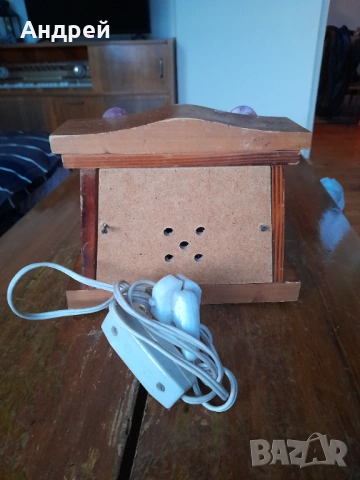 Стара дървена декорация,лампа, снимка 4 - Други ценни предмети - 53379896