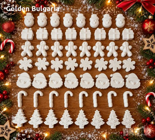 Коледни гипсокерамични фигурки, снимка 2 - Декорация за дома - 56346464