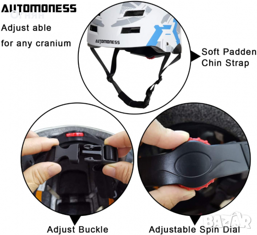 Каска - Шлем, Универсална летна., снимка 5 - Скейтборд, ховърборд, уейвборд - 36316126