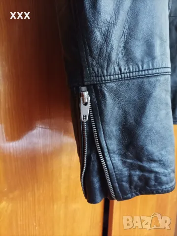 Мъжко кожено яке , снимка 3 - Якета - 50243624