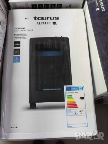 Газов отоплител Taurus Tropicano Compact Blue Flame, 3 нива на мощност, 4200W, снимка 9 - Друга електроника - 52012841
