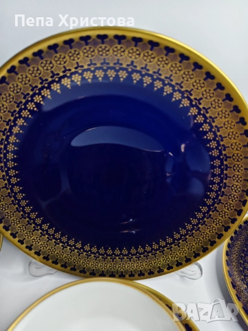 Сервиз за чай от Lichte Fine China, изработен в ГДР. , снимка 5 - Сервизи - 51862972