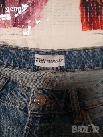 Zara, 26 размер с подарък нова блузка , снимка 2 - Детски къси панталони - 41435466