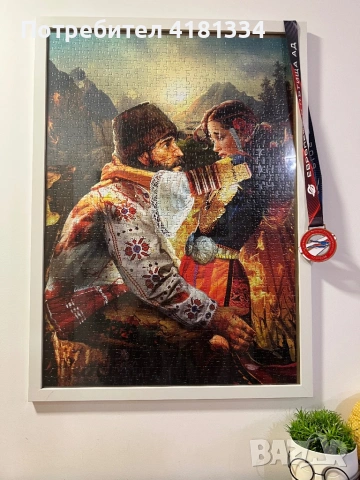Пъзели с рамки залепени на картина , снимка 5 - Пъзели - 53776240