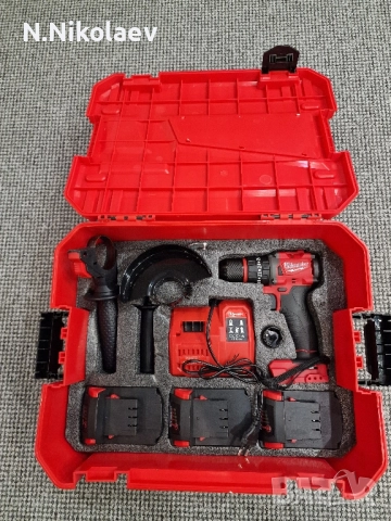 Комплект машини Milwaukee, снимка 1