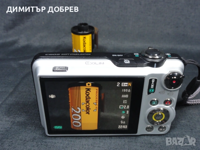 ЦИФРОВ ФОТОАПАРАТ CASIO EXILIM EX-FC100 9,1MP CMOS DIGITAL CAMERA, снимка 12 - Фотоапарати - 53709786