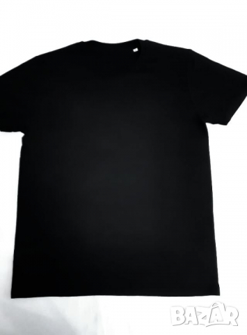 Черни тениски унисекс органичен памук