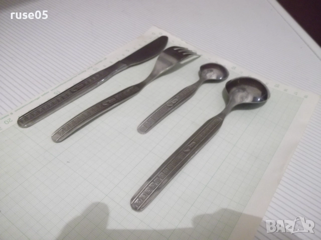 Лот от 24 бр. прибора за хранене съветски нови, снимка 8 - Прибори за хранене, готвене и сервиране - 52515048