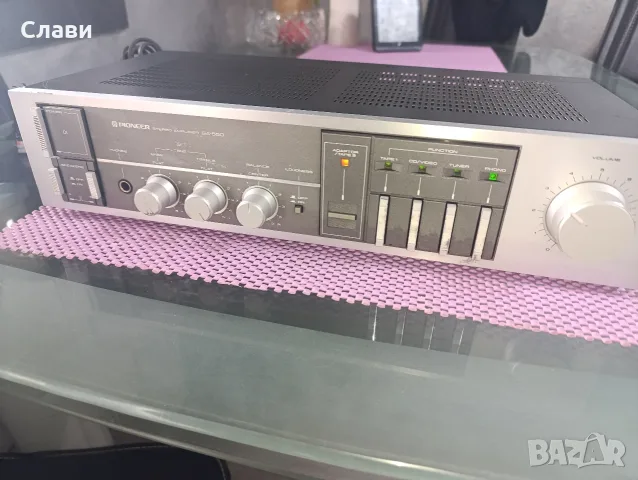Усилвател PioneerSA-550 , снимка 2 - Ресийвъри, усилватели, смесителни пултове - 55966540