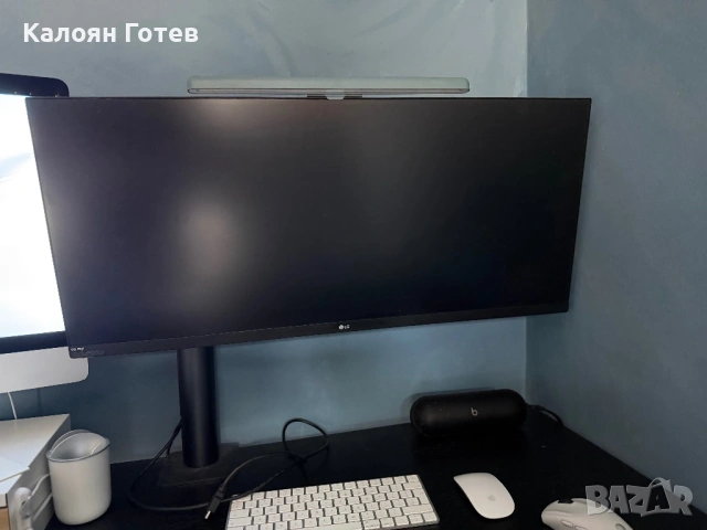 Монитор LG UltraWide 34", IPS, QHD, 75 Hz, 5ms, HDR, 34WN780-B.AEU, снимка 2 - Монитори - 53600556