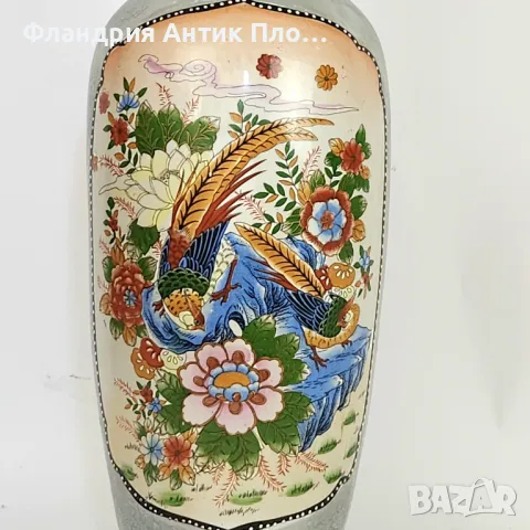 Старинна азиатска ваза , снимка 2 - Вази - 26132141