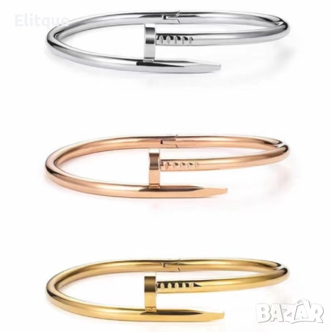 Атрактивна дамска гривна в авангарден дизайн, снимка 6 - Гривни - 52656962