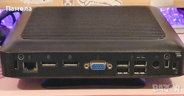 Малък компютър HP Thin Client T520 RAM 4GB SSD 240GB, снимка 3 - За дома - 53135719