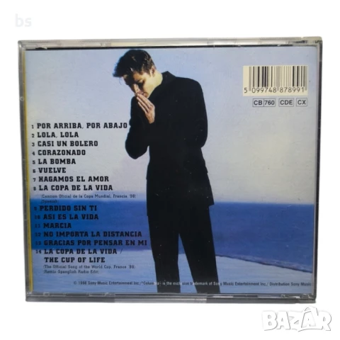 Ricky Martin - Vuelve /аудио диск/, снимка 2 - CD дискове - 46897266