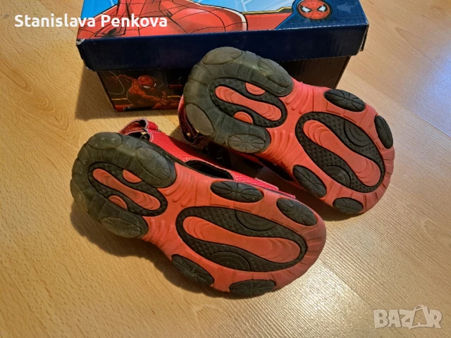 Детски сандали Спайдърмен, снимка 4 - Детски сандали и чехли - 50832391