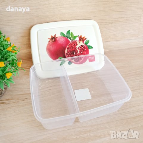 3149 Кутия за храна с 2 отделения, 500ml + 300ml