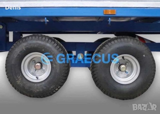 Ремарке двуосно DT2500-H със задно хидравлично разтоварване, снимка 5 - Други - 41444760