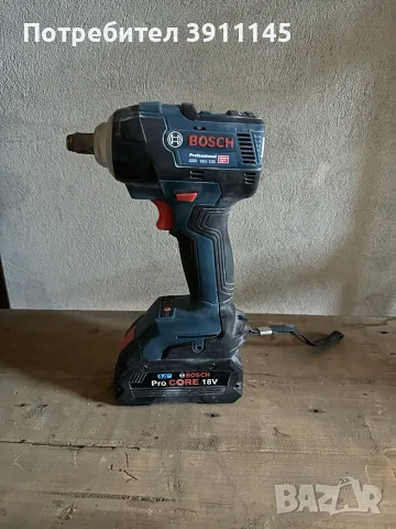 Bosch акумулаторен комплект от 4 части, перфоратор, ударен гайковерт, ъглошлайф и винтоверт , снимка 3 - Куфари с инструменти - 55861908